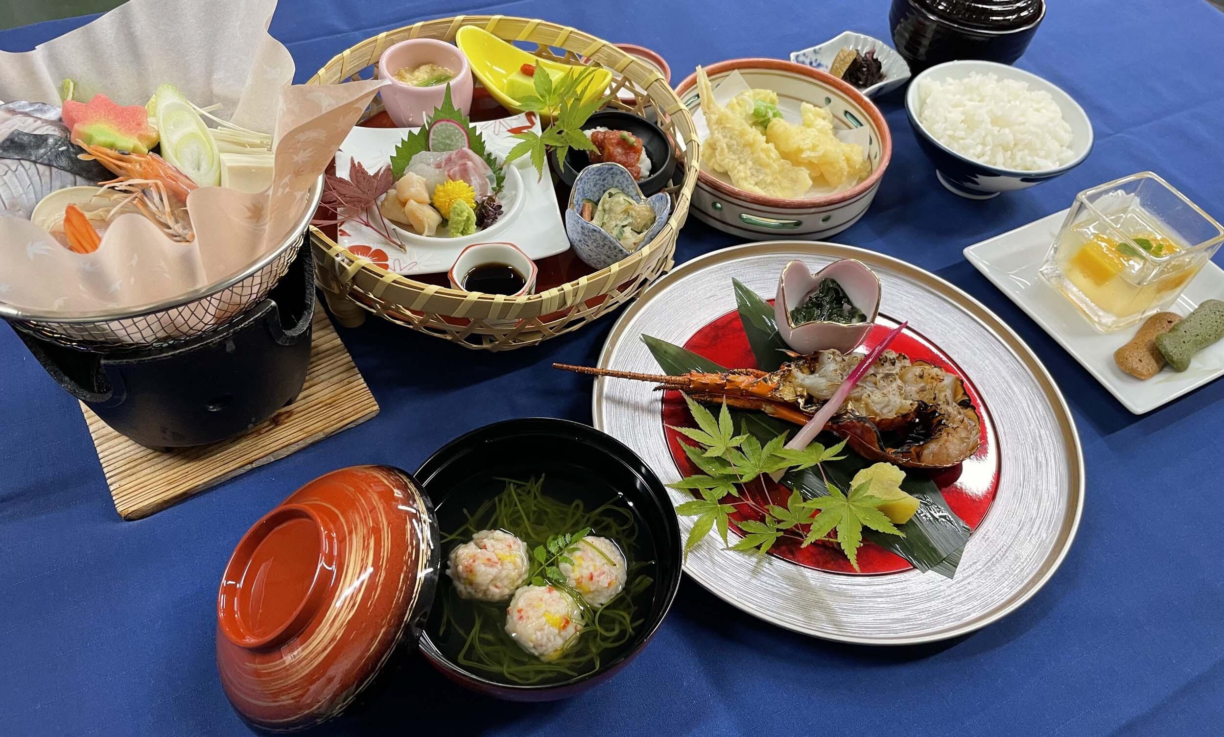 伊勢海老鬼殻焼き付プラン